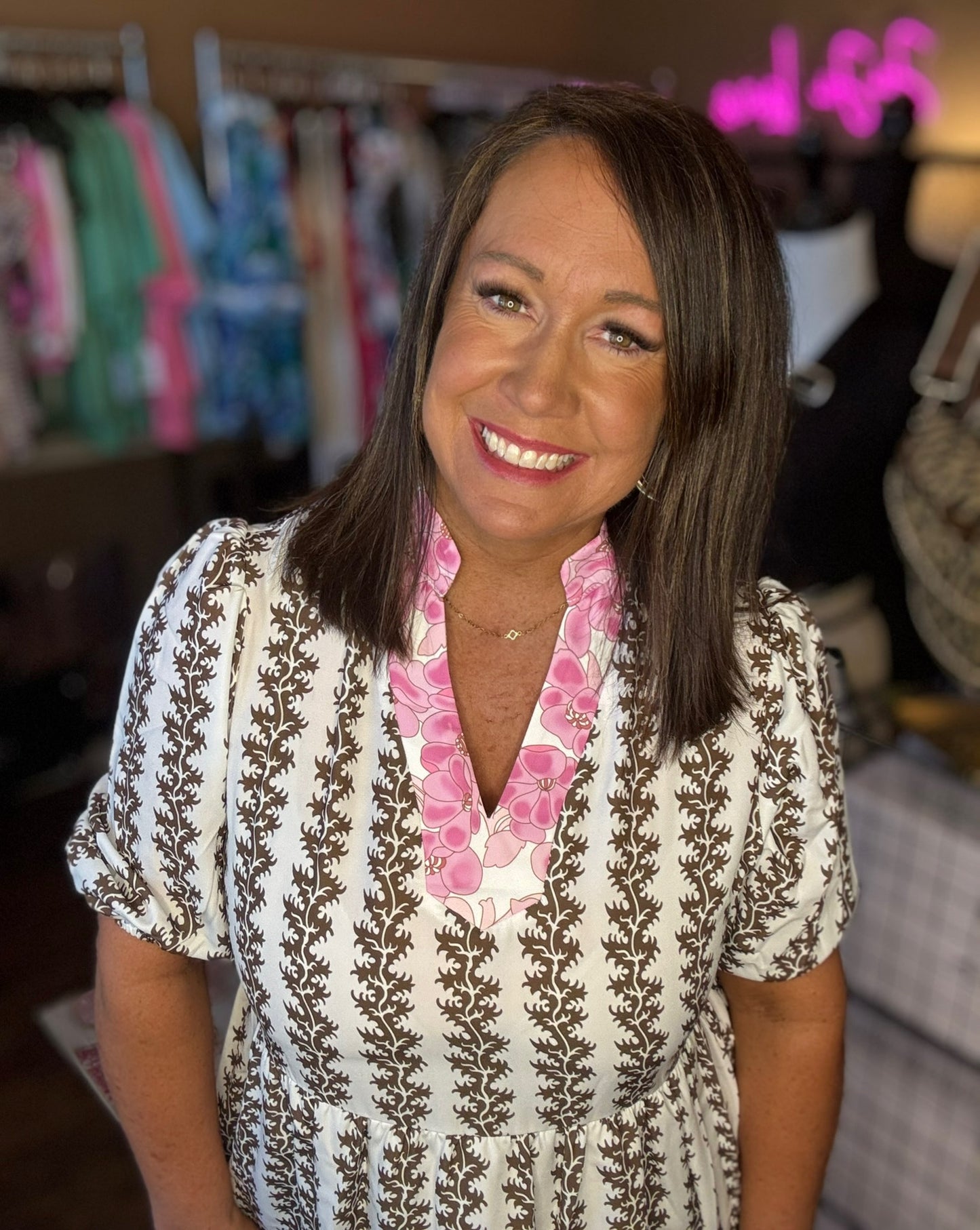 Floral Pop Dress