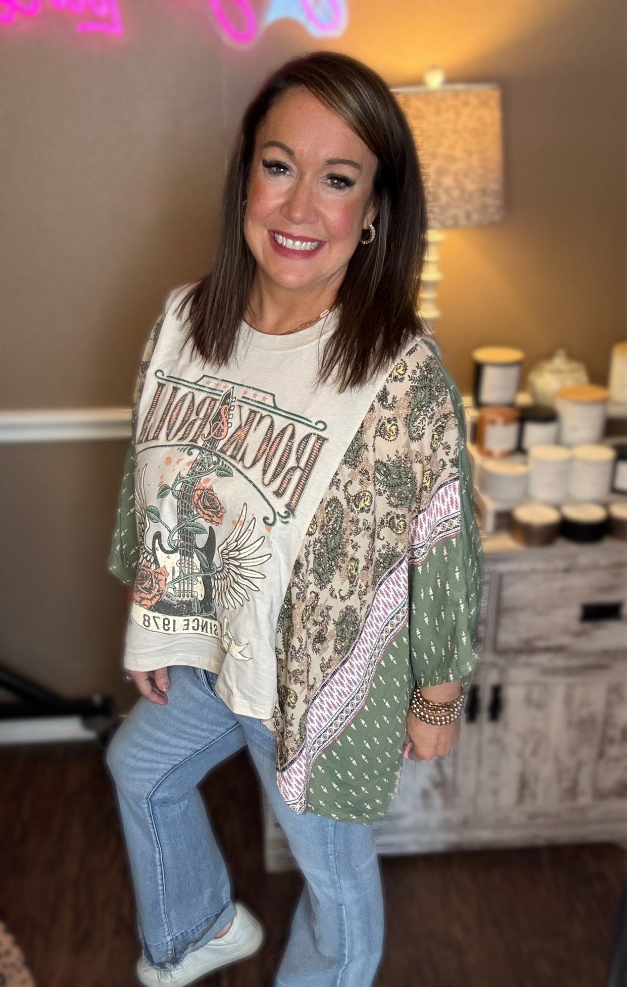 Kaftan Top - Vintage Rock & Roll