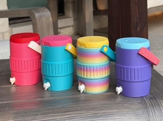 Retro Jug Cooler Can Holders