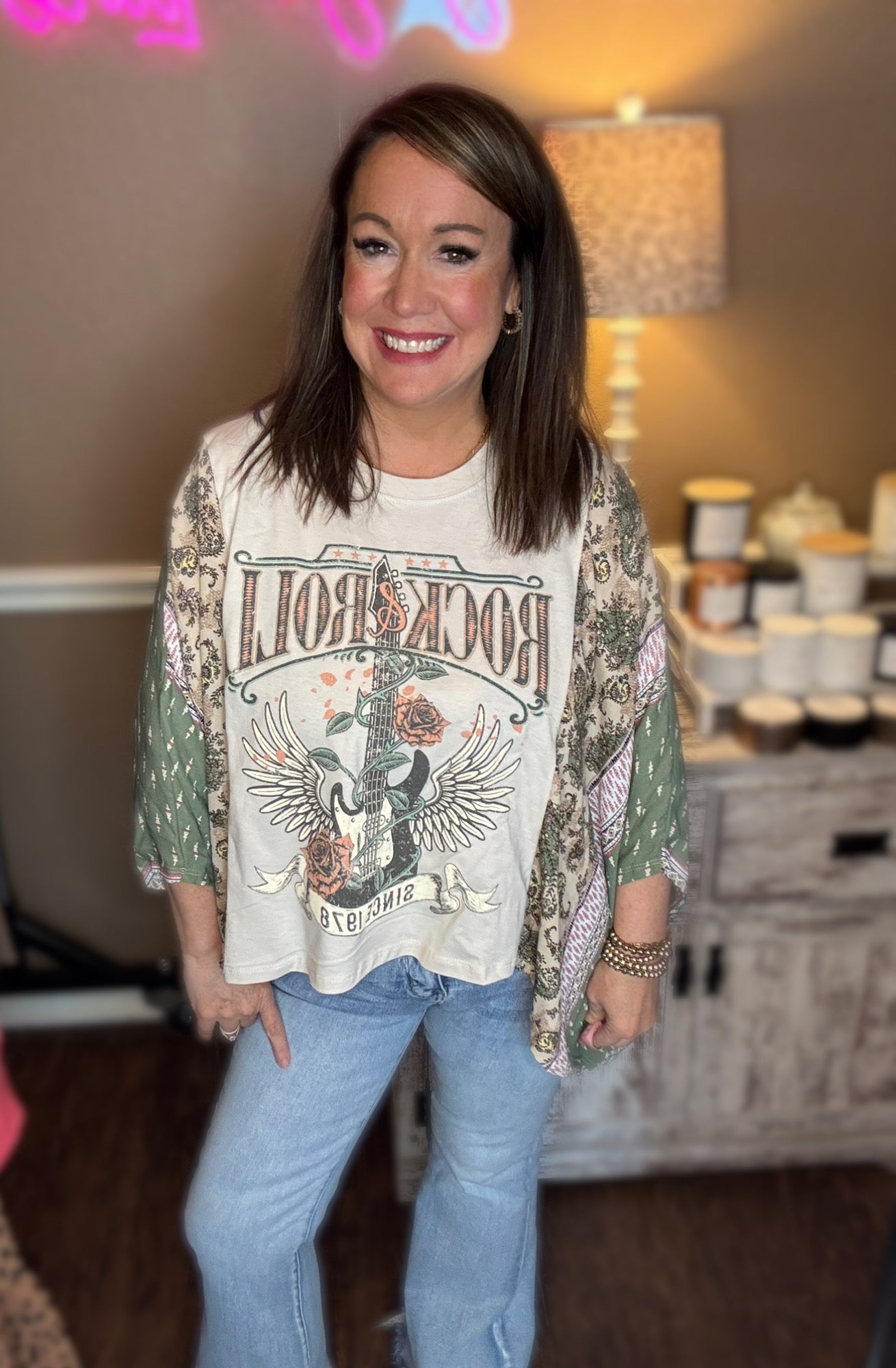 Kaftan Top - Vintage Rock & Roll