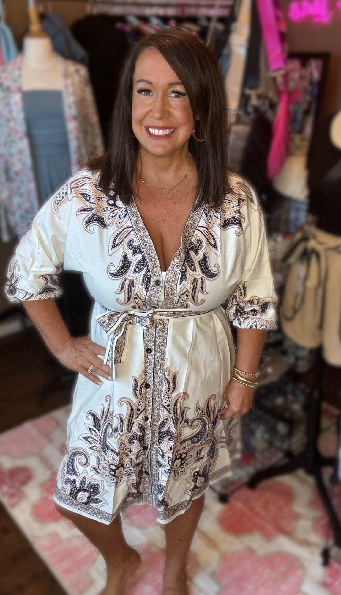 Boho Button Up Dresses
