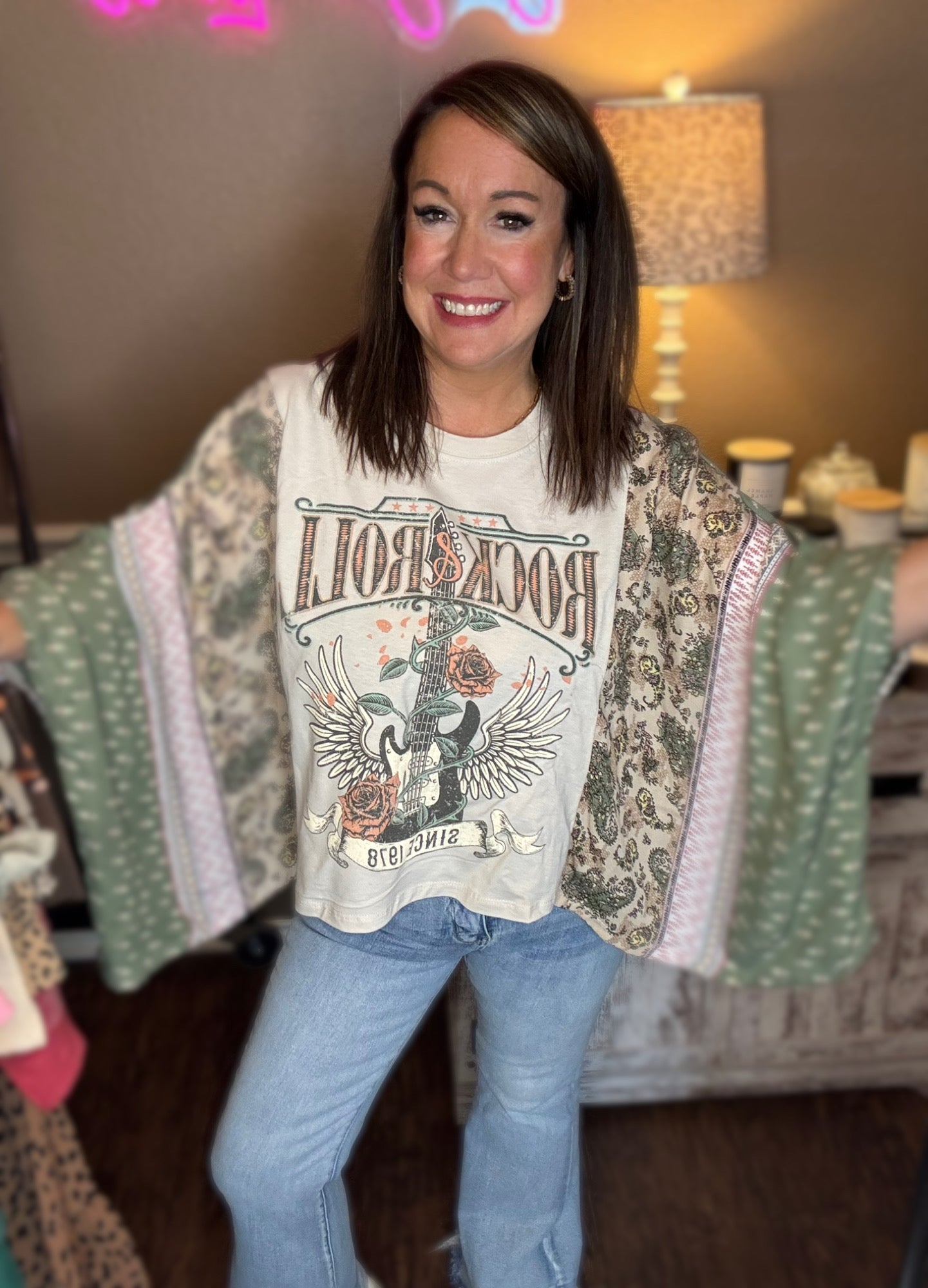 Kaftan Top - Vintage Rock & Roll