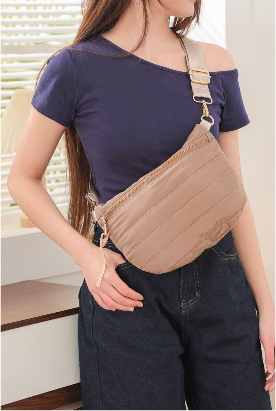 Jolie Puffer Crossbody Bags