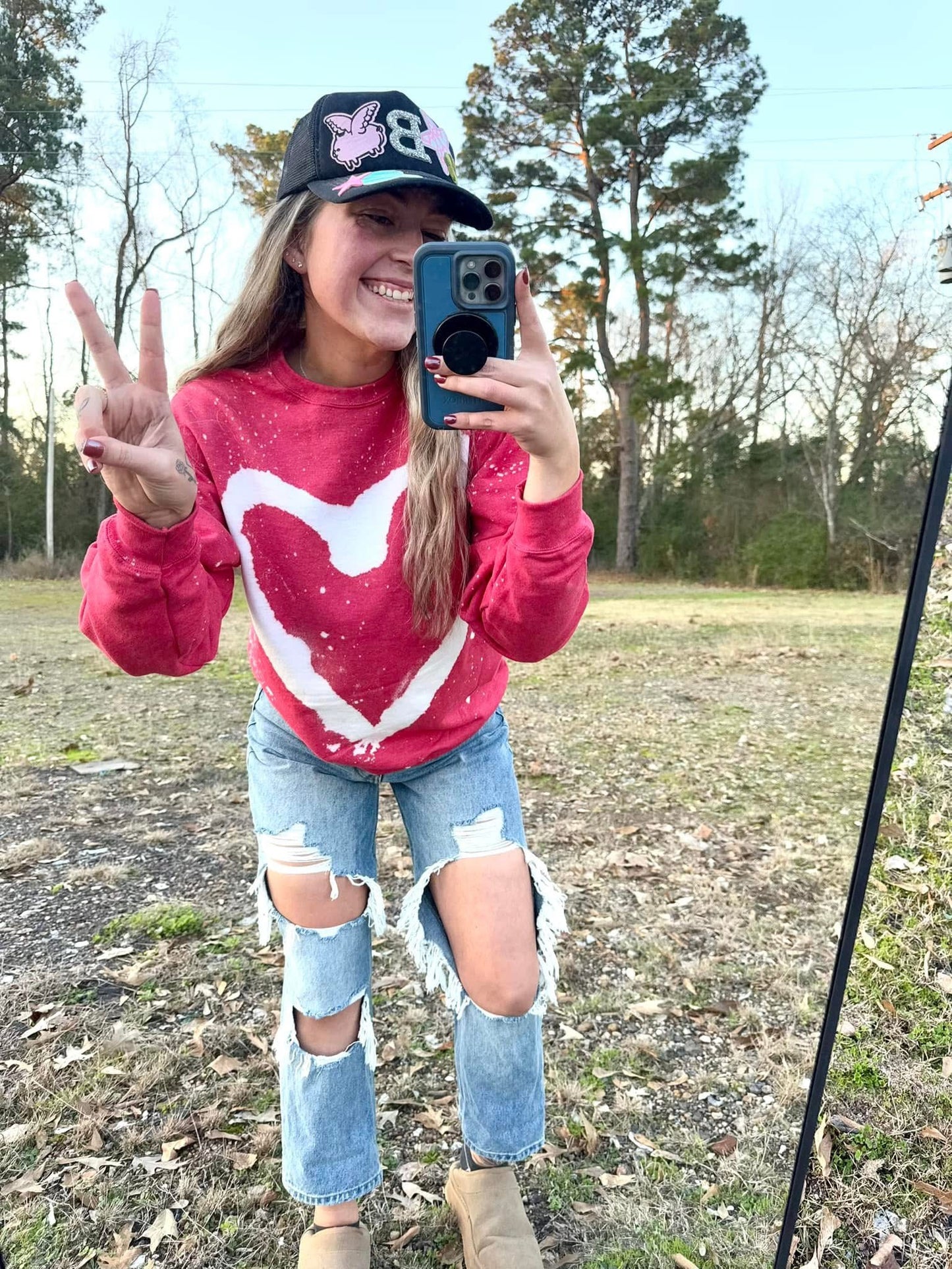 Bleached Heart Sweatshirts