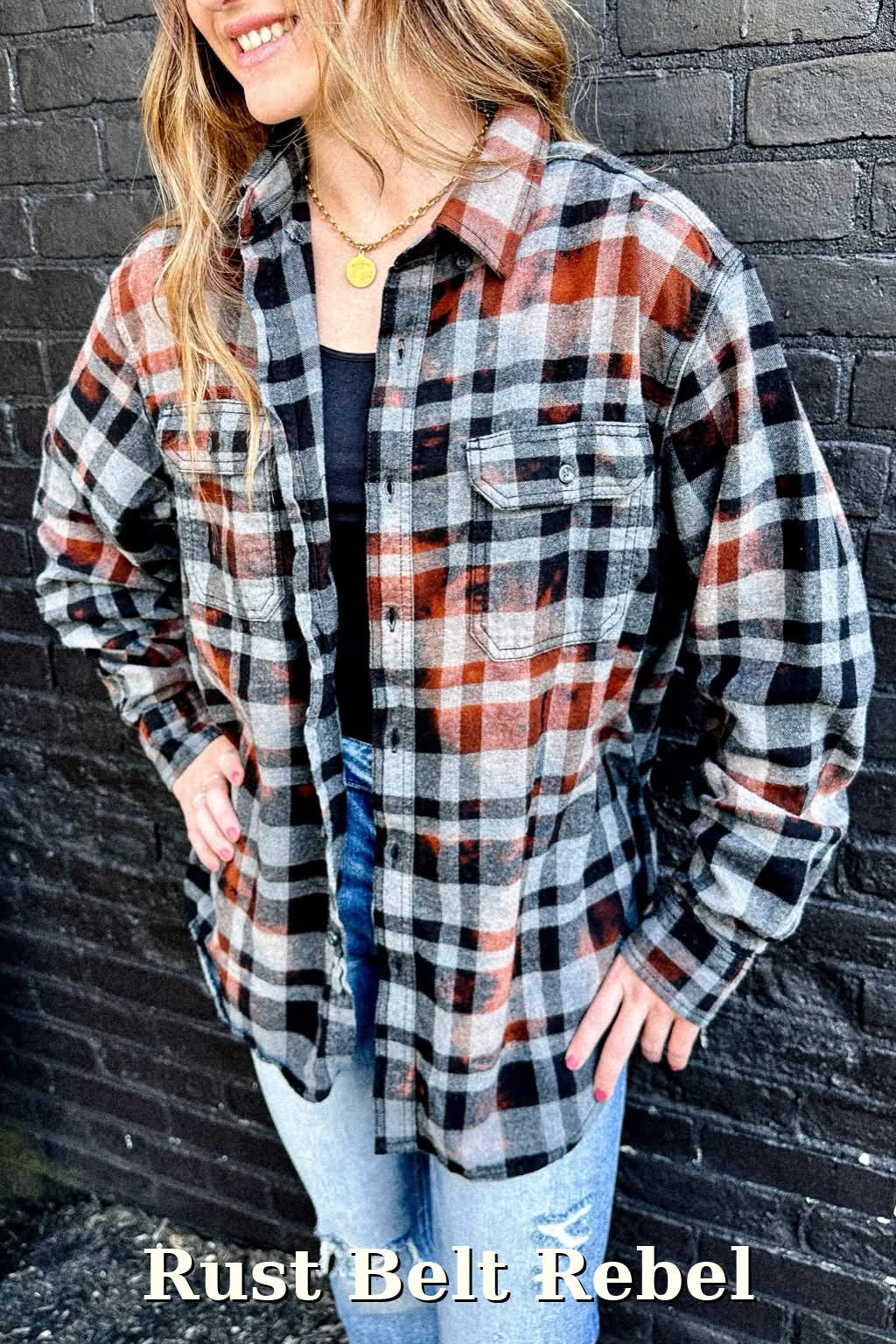 Distressed Flannel Preorder - Rust Belt Rebel