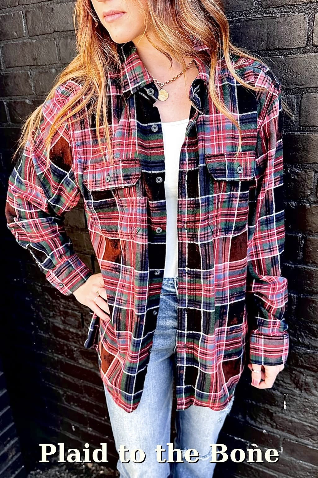 Distressed Flannel Preorder - Plaid to the Bone
