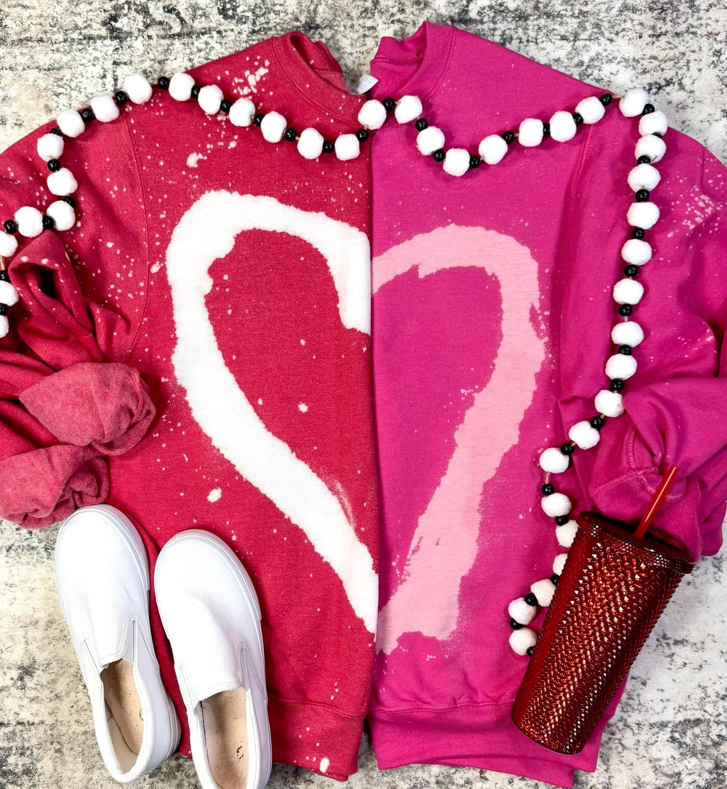 Bleached Heart Sweatshirts