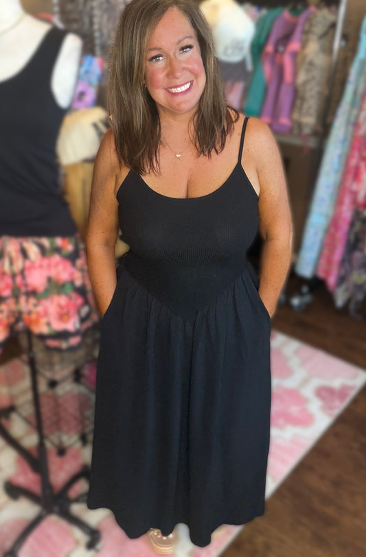 Drop Waist Maxi Dress