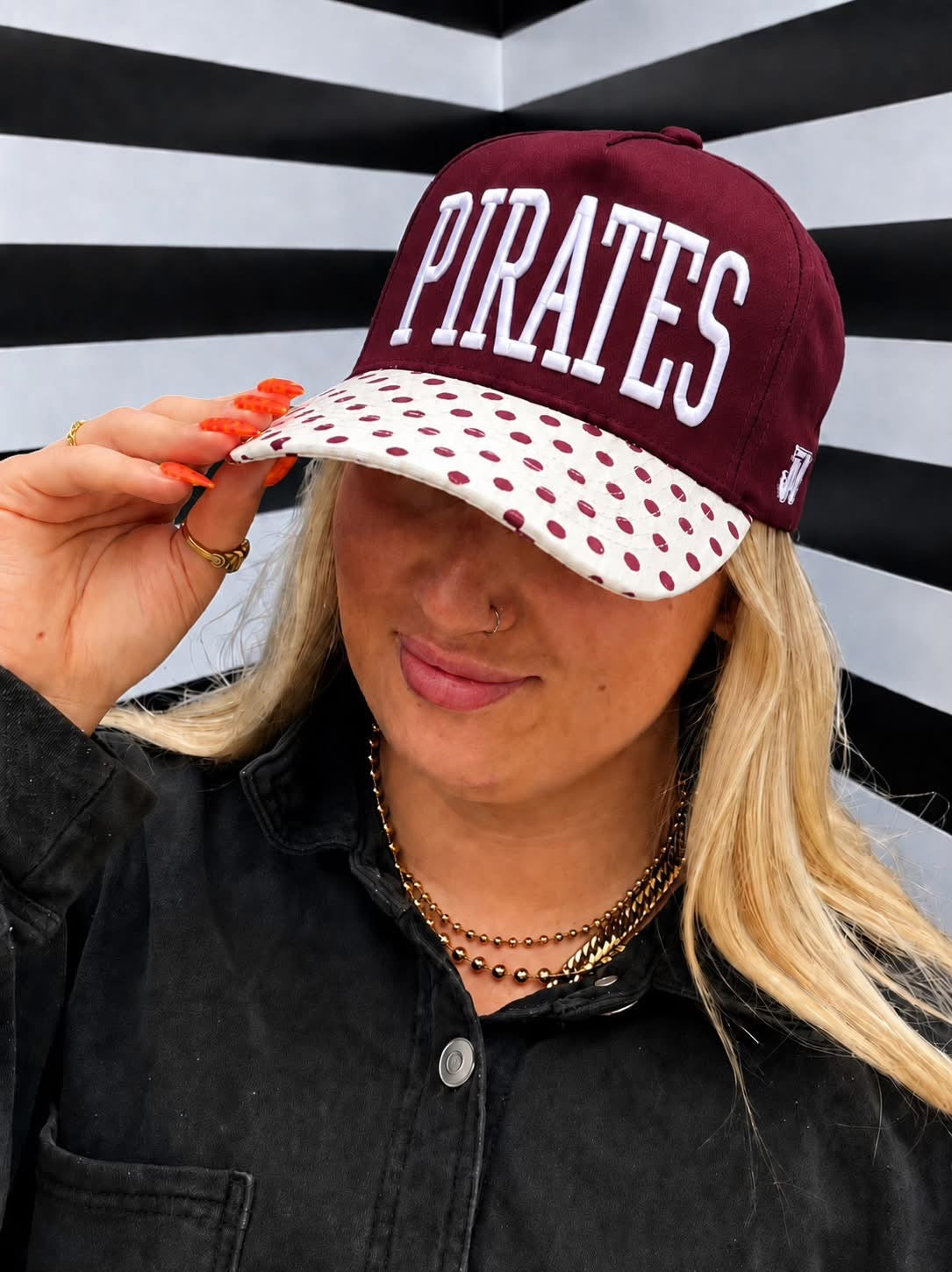 Pirates Polka Dot Hat Preorder
