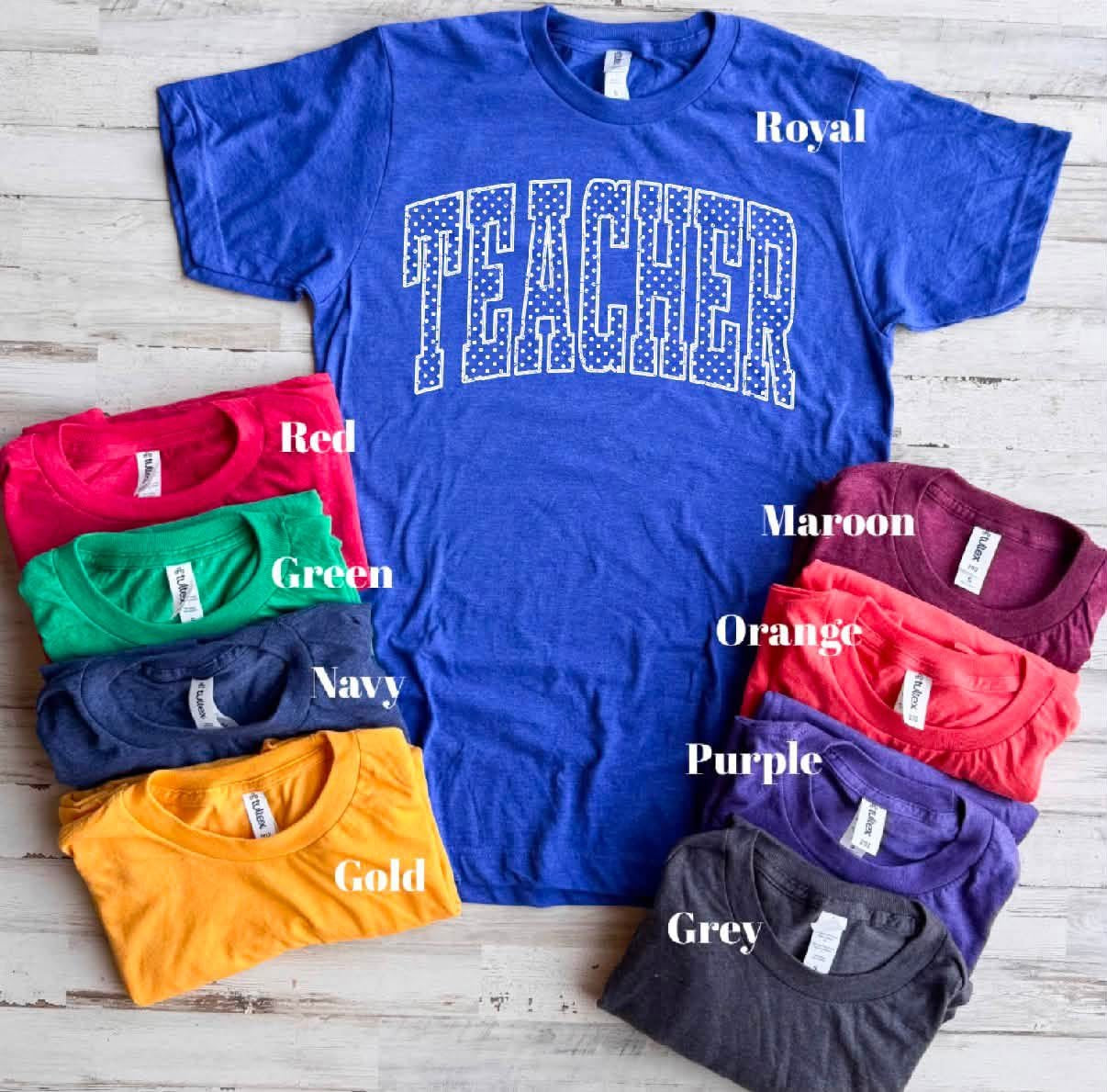 Polka Dot Teacher Tees Preorder