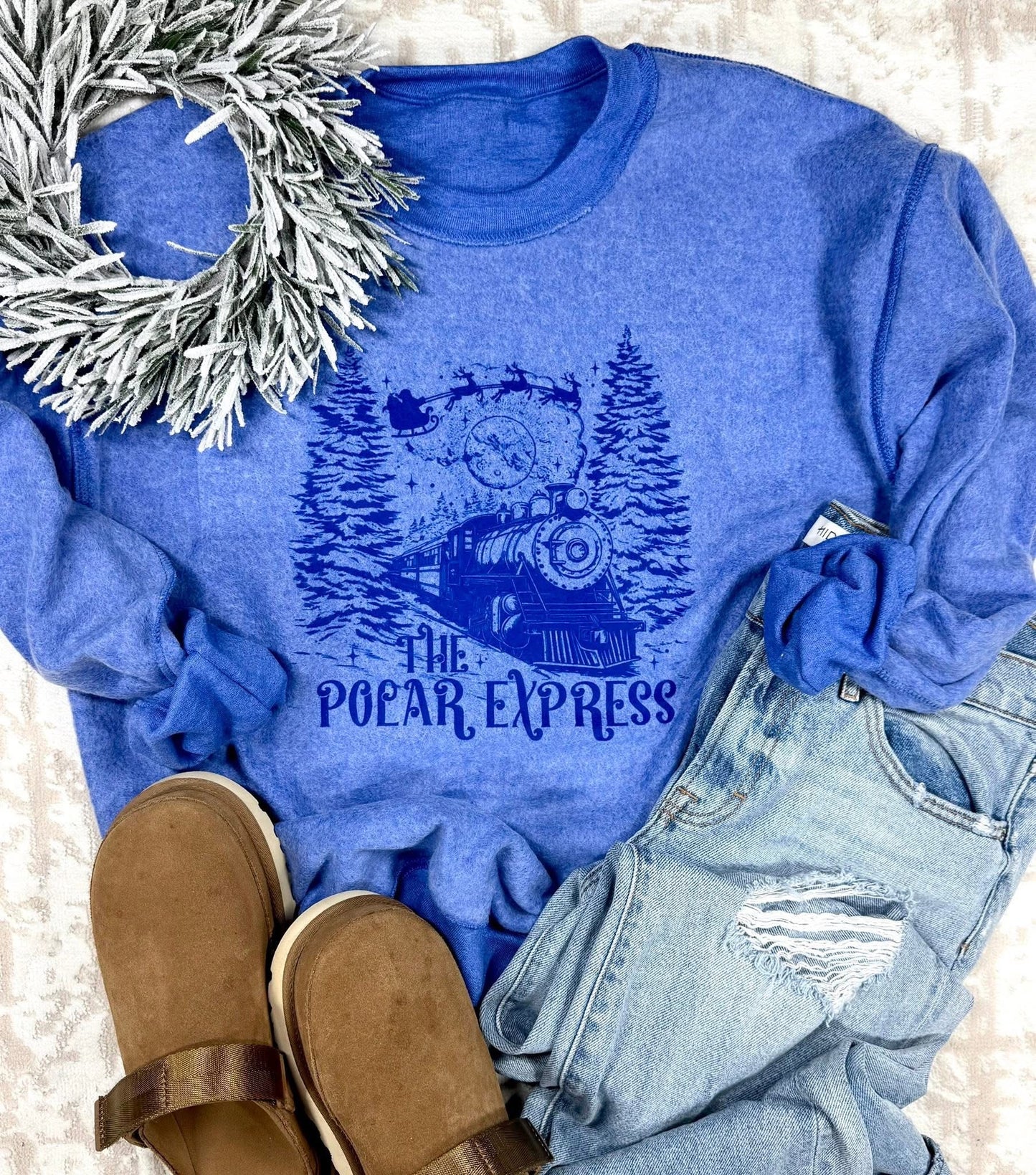 Inside Out Christmas Sweatshirts - Polar Express