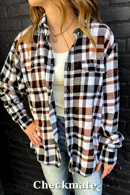 Distressed Flannel Preorder - Checkmate