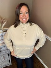 Load image into Gallery viewer, Snap Pullover Sweatshirt