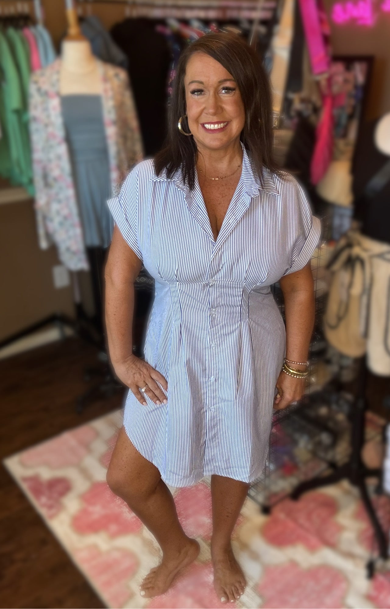 Button Up Shirt Dress