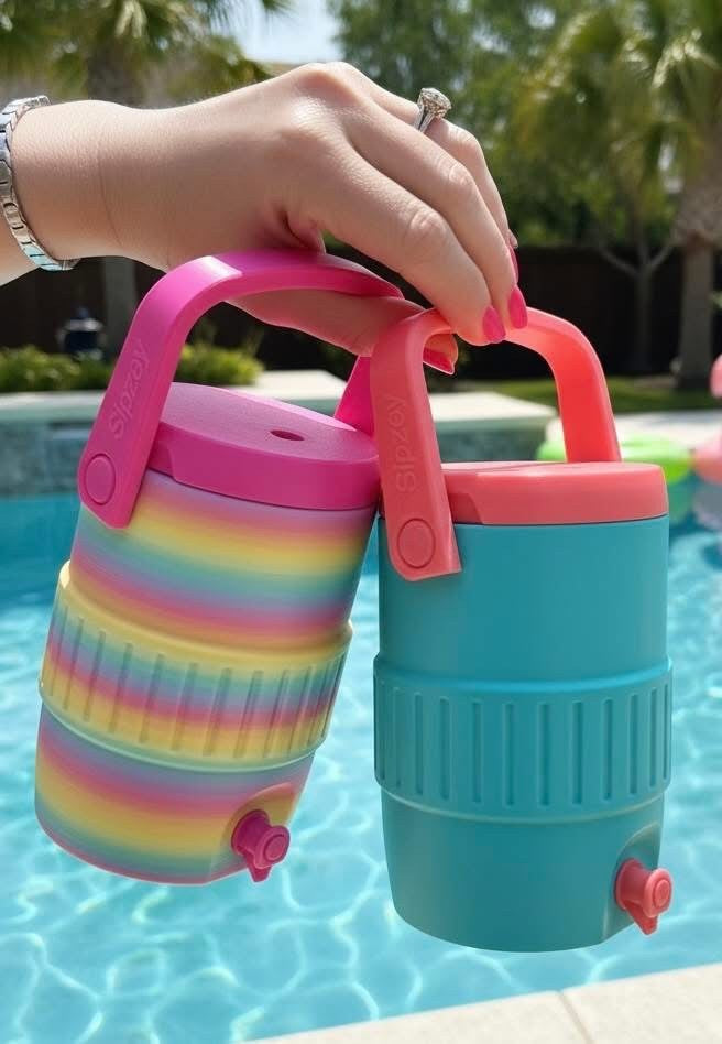 Retro Jug Cooler Can Holders