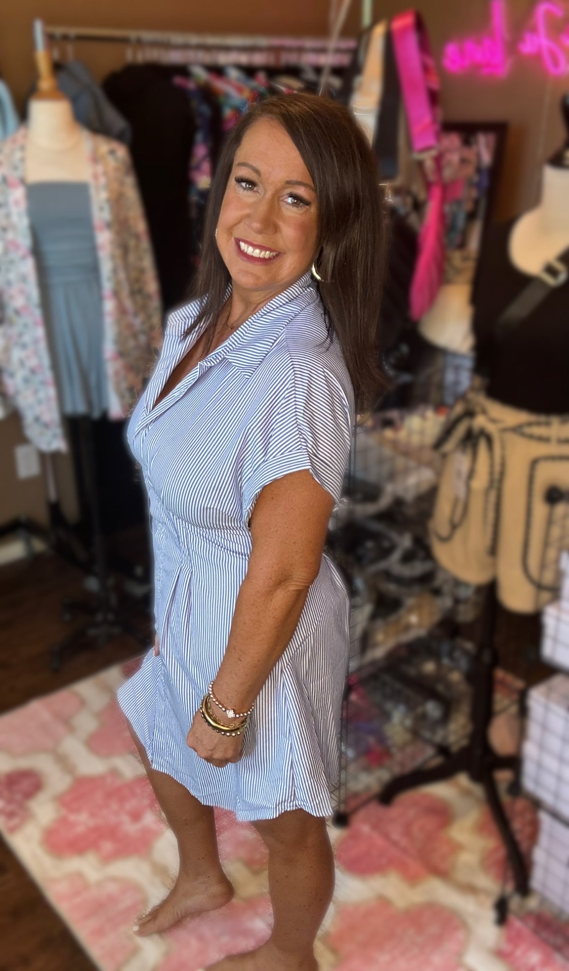 Button Up Shirt Dress