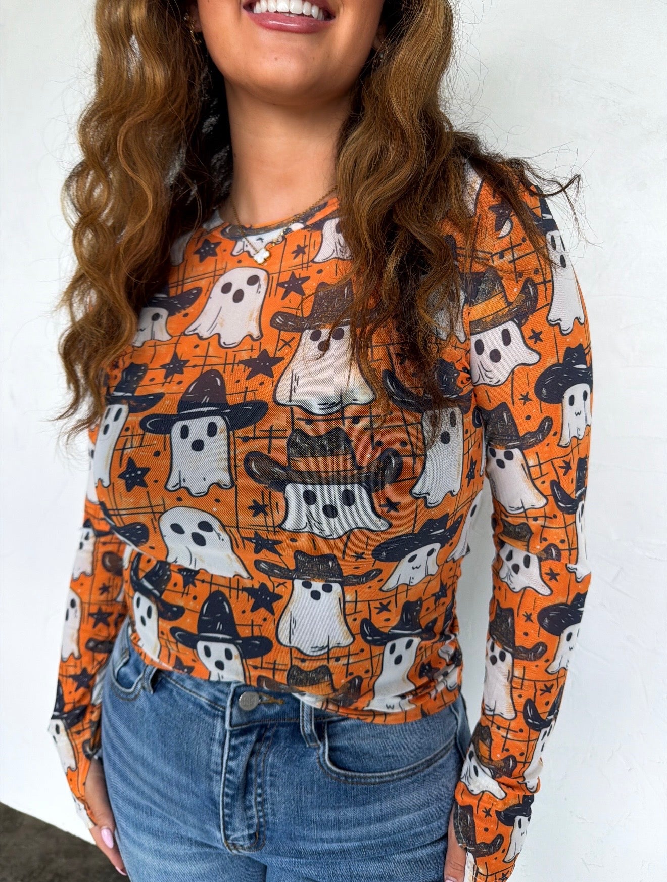 Halloween Mesh Tops
