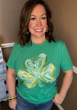 Load image into Gallery viewer, Watercolor Shamrock Tee