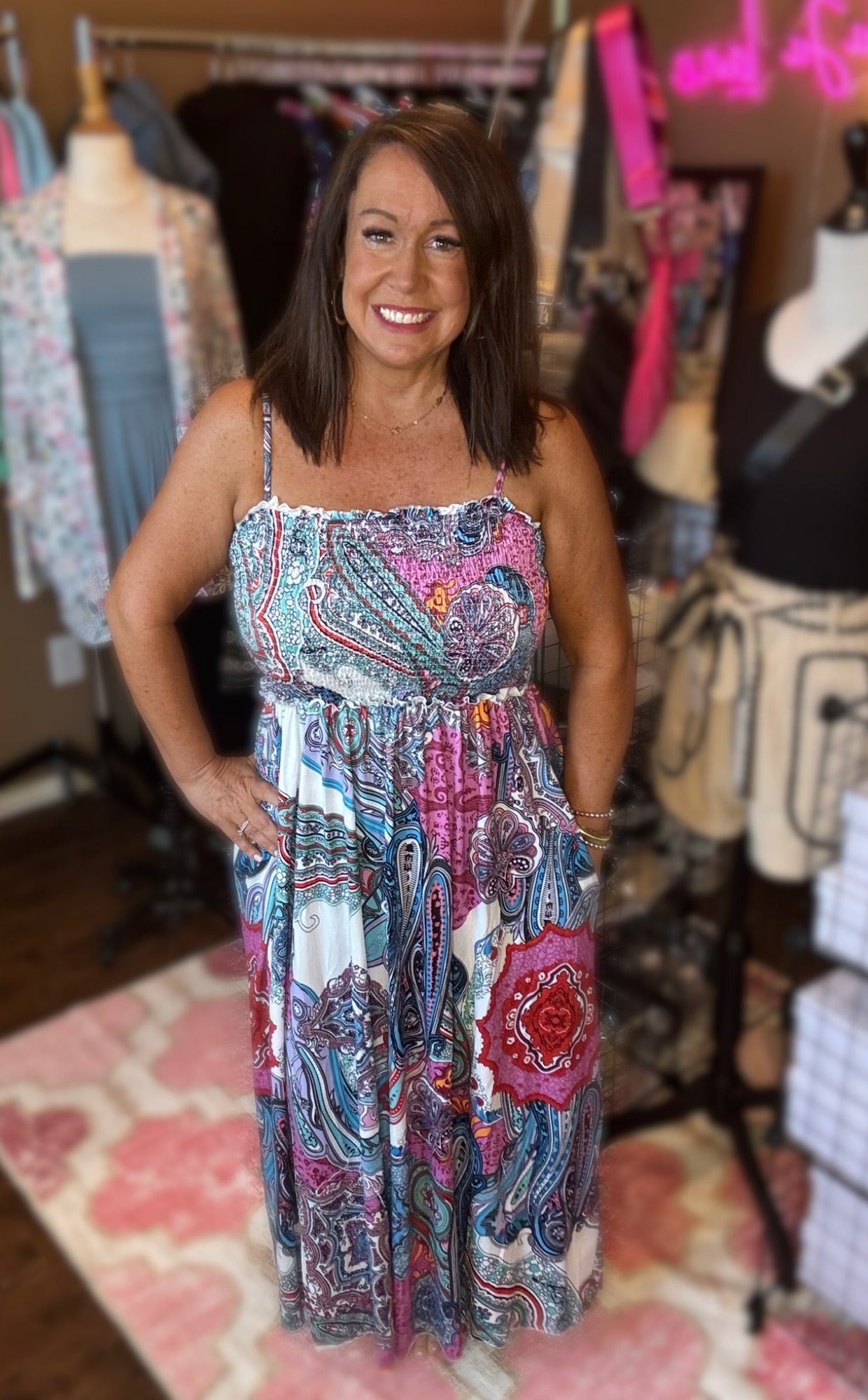 Smocked Maxi Dress