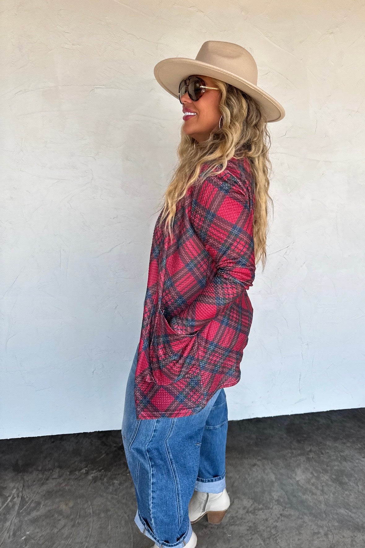 Plaid Lola Cardigan