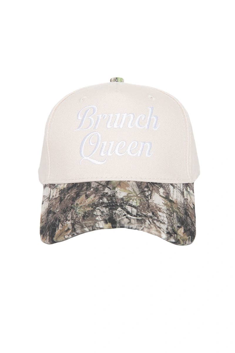 Brunch Queen Vintage Trucker Hats for Women