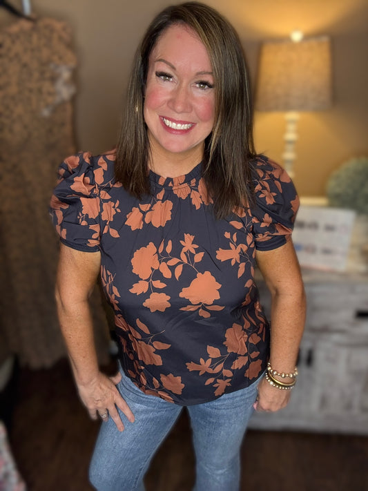 Fall Floral Top