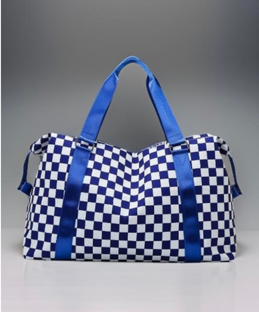 Checkered Duffle Bags