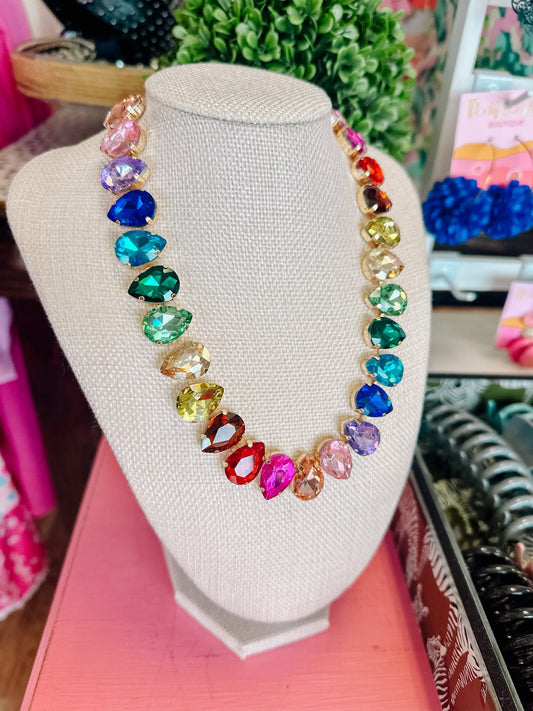Multi Jewel Necklace