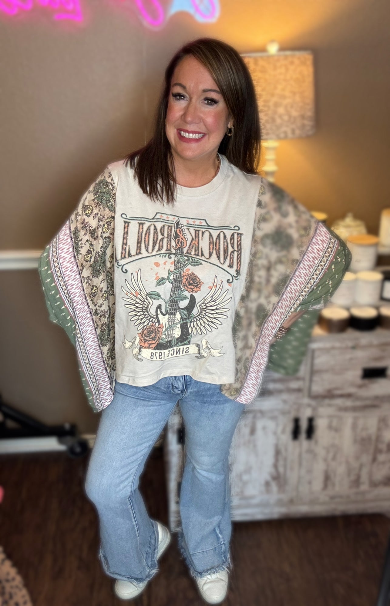 Kaftan Top - Vintage Rock & Roll