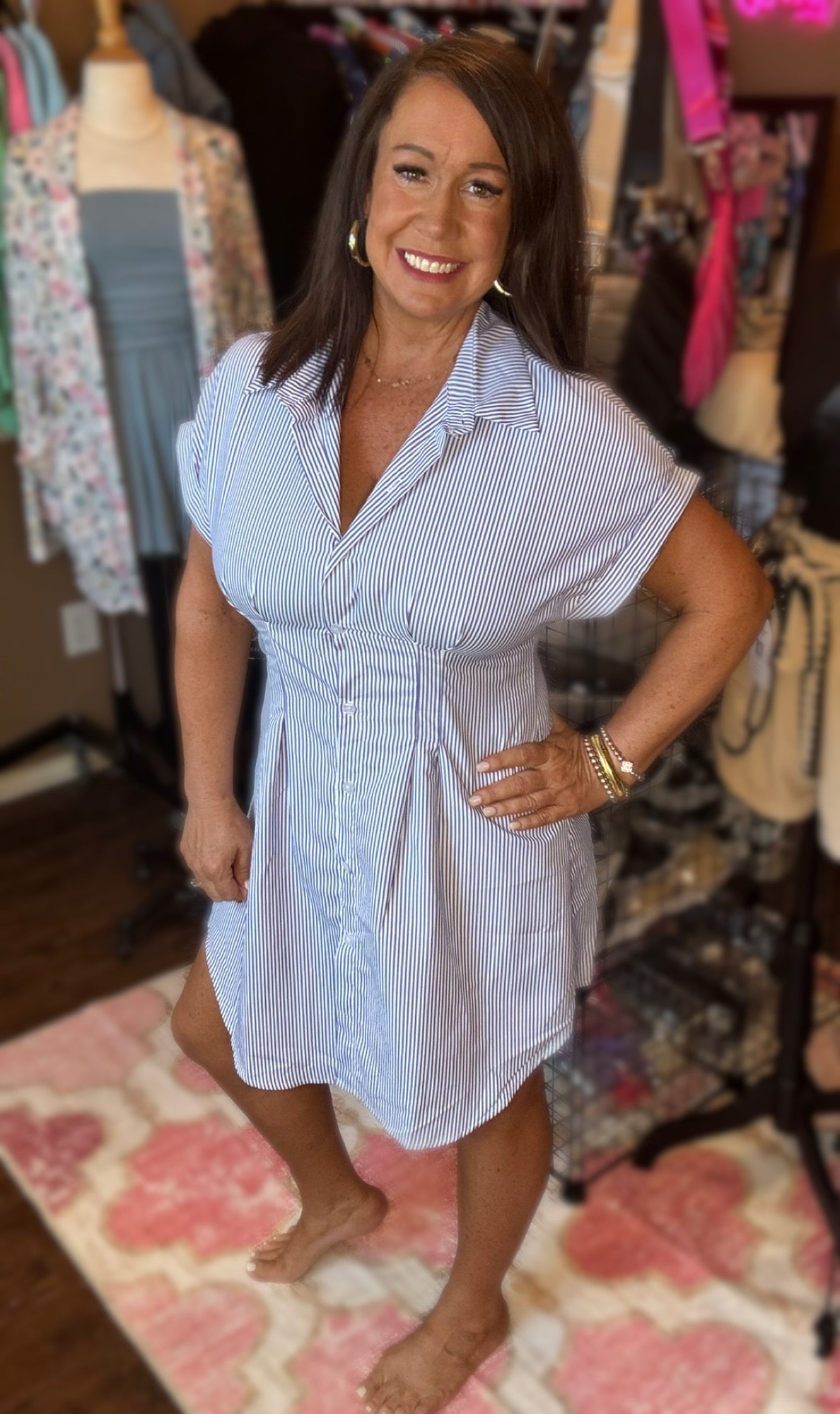 Button Up Shirt Dress