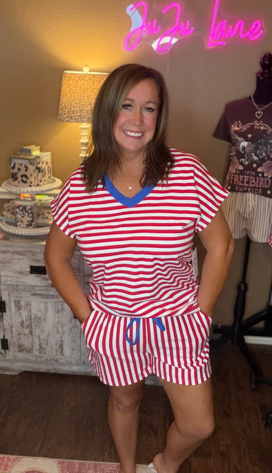 Patriotic Shorts Set
