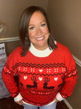 Load image into Gallery viewer, Christmas Sweater - Red