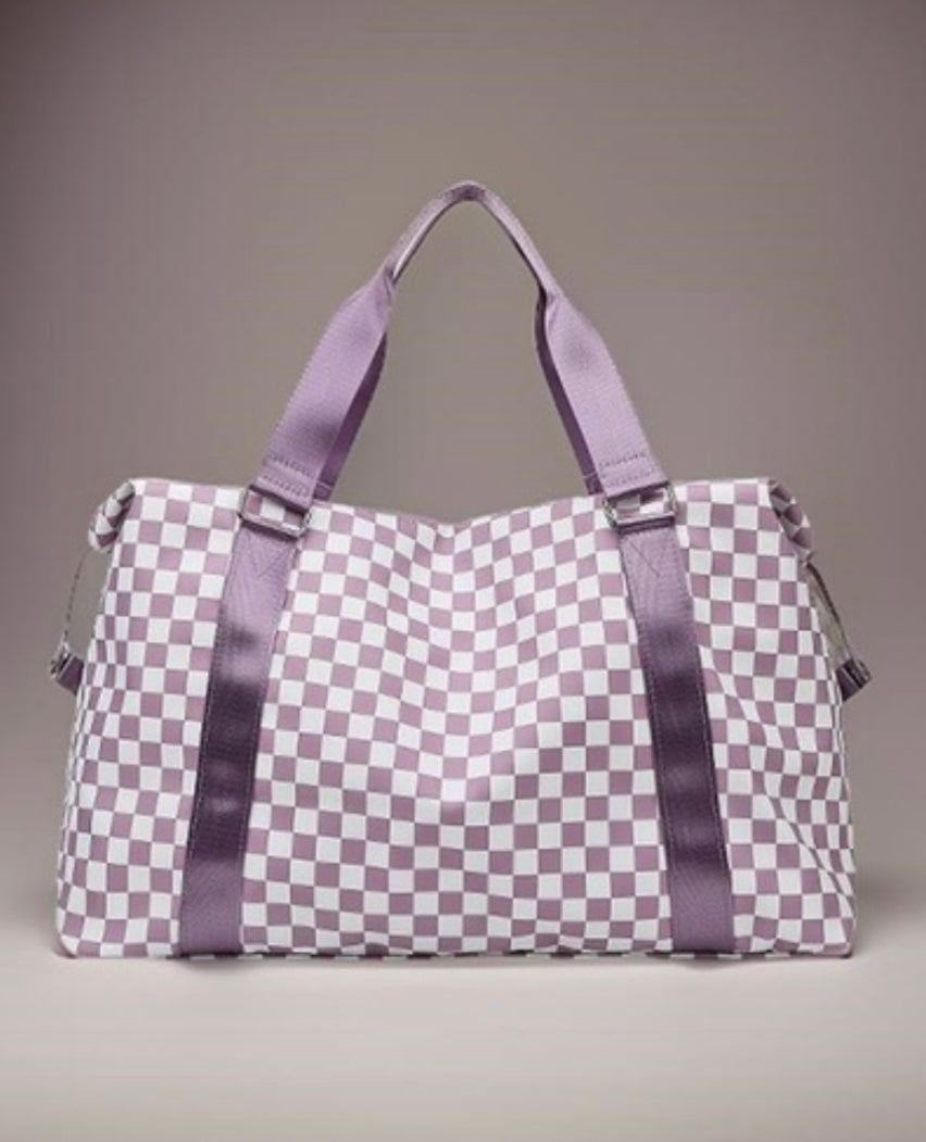 Checkered Duffle Bags