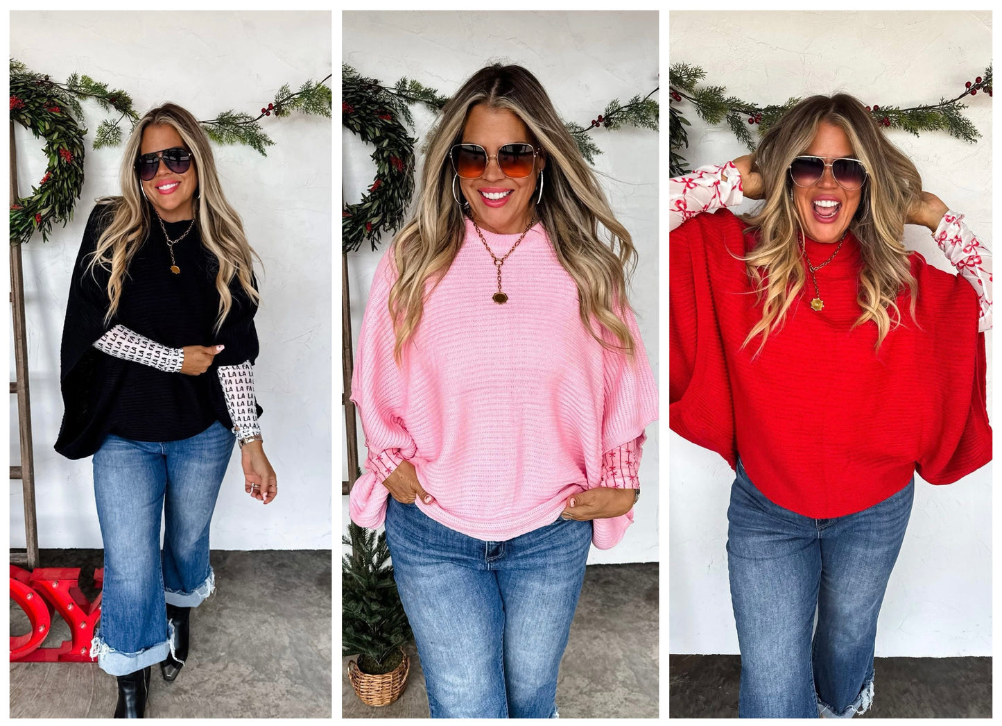 Meg Pullover Sweater Poncho