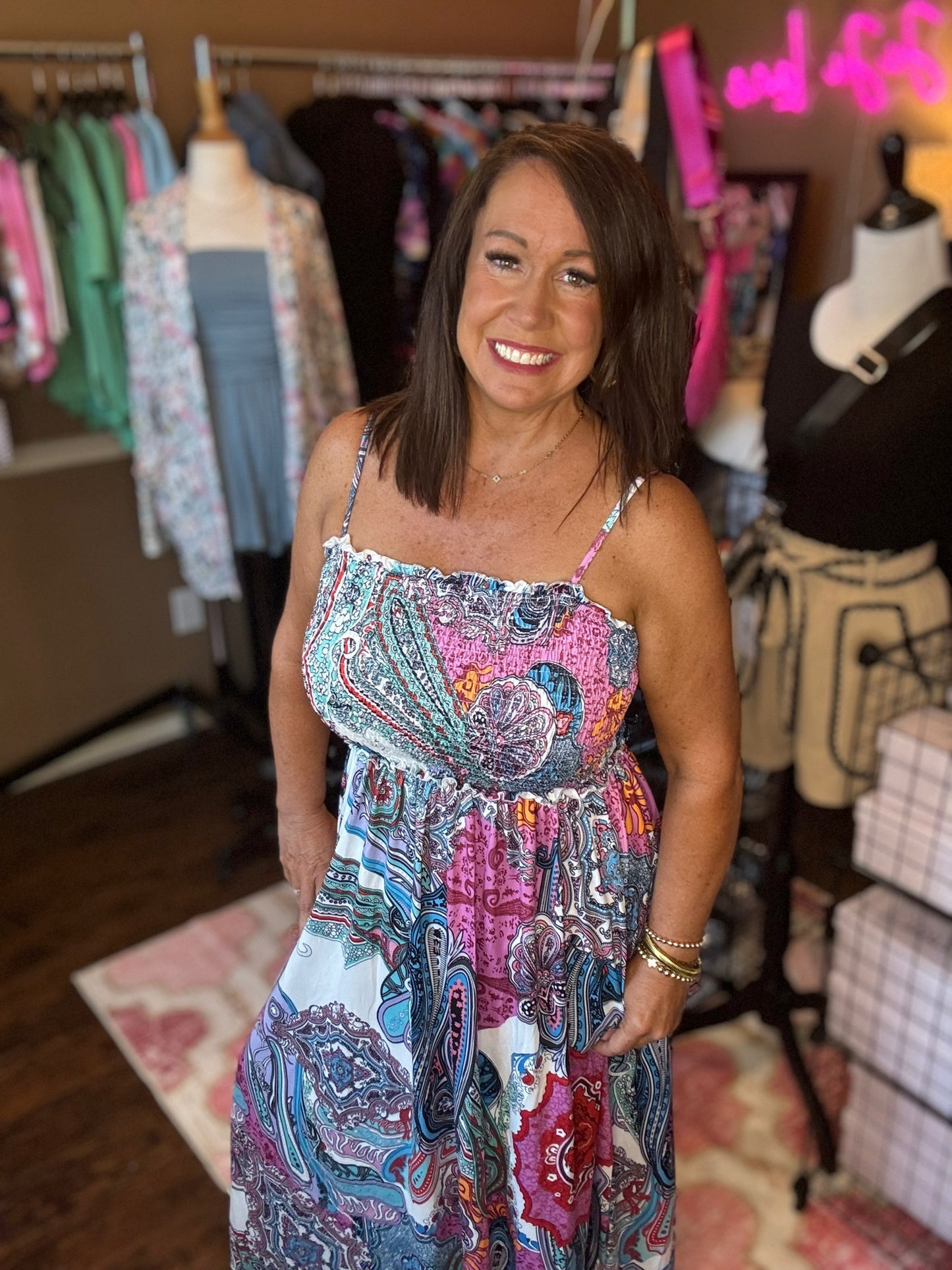 Smocked Maxi Dress