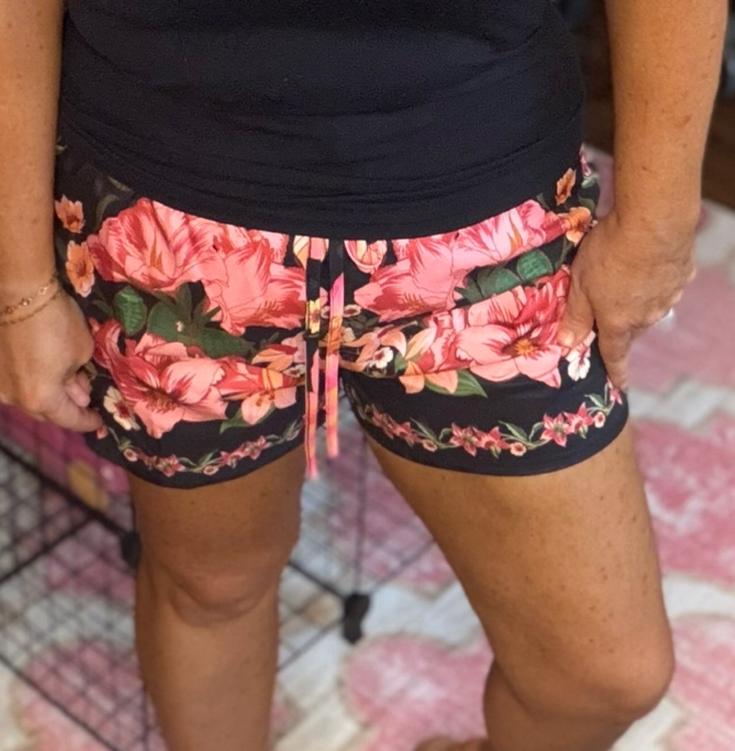Tropical Floral Shorts