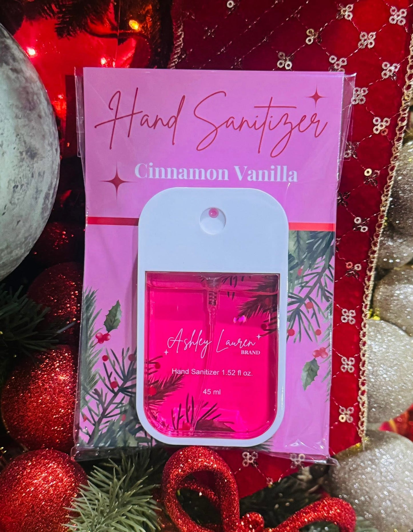 Festive Hand Sanitizer Spray