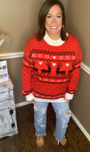 Load image into Gallery viewer, Christmas Sweater - Red