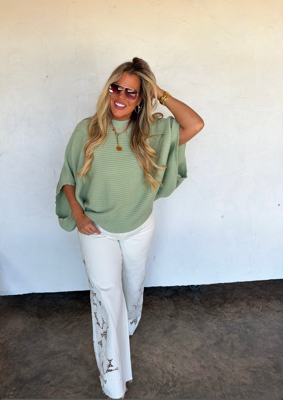 Spring Meg Poncho Pullovers