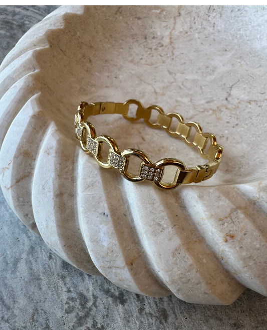 Power Chain Bangle Bracelet
