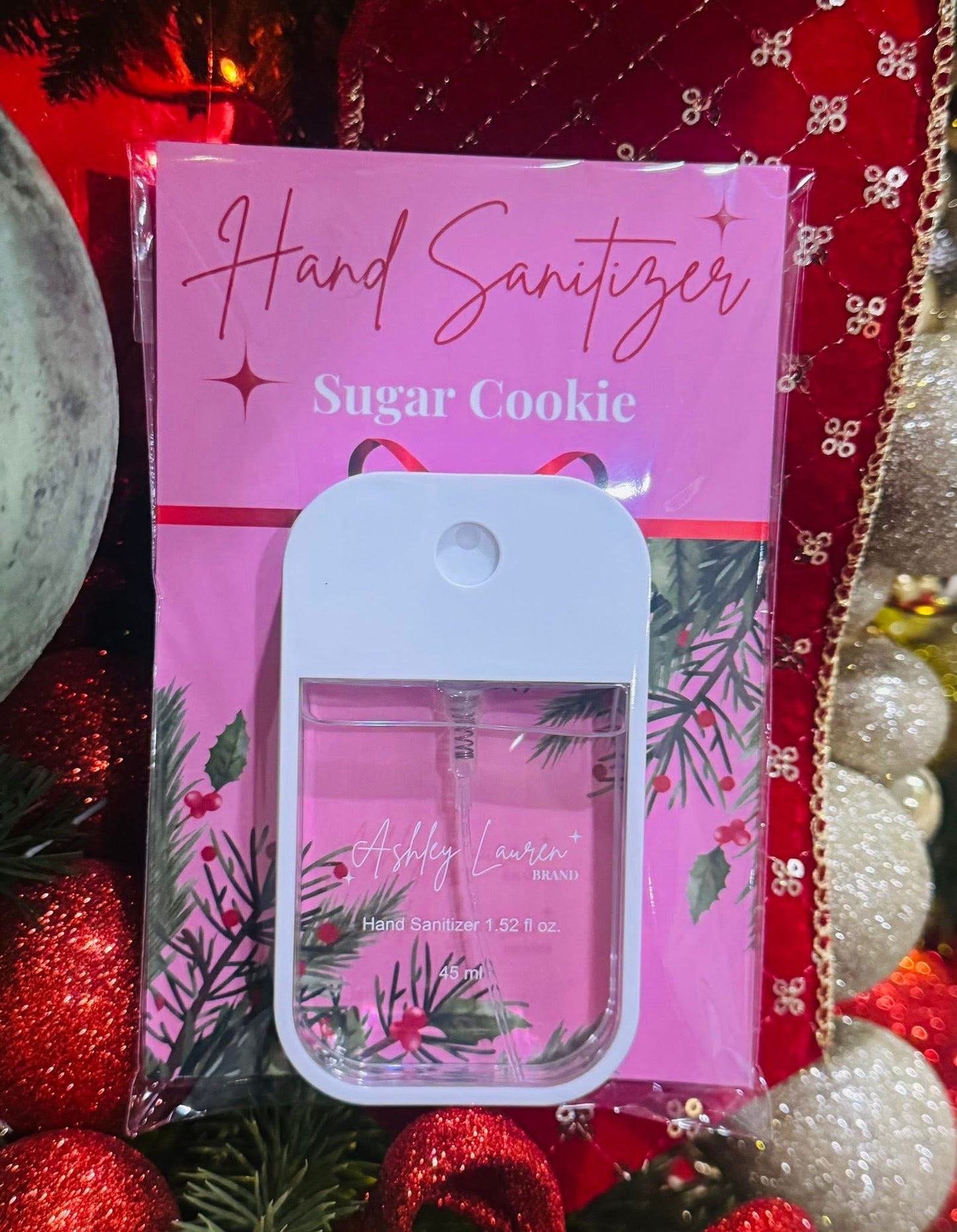 Festive Hand Sanitizer Spray