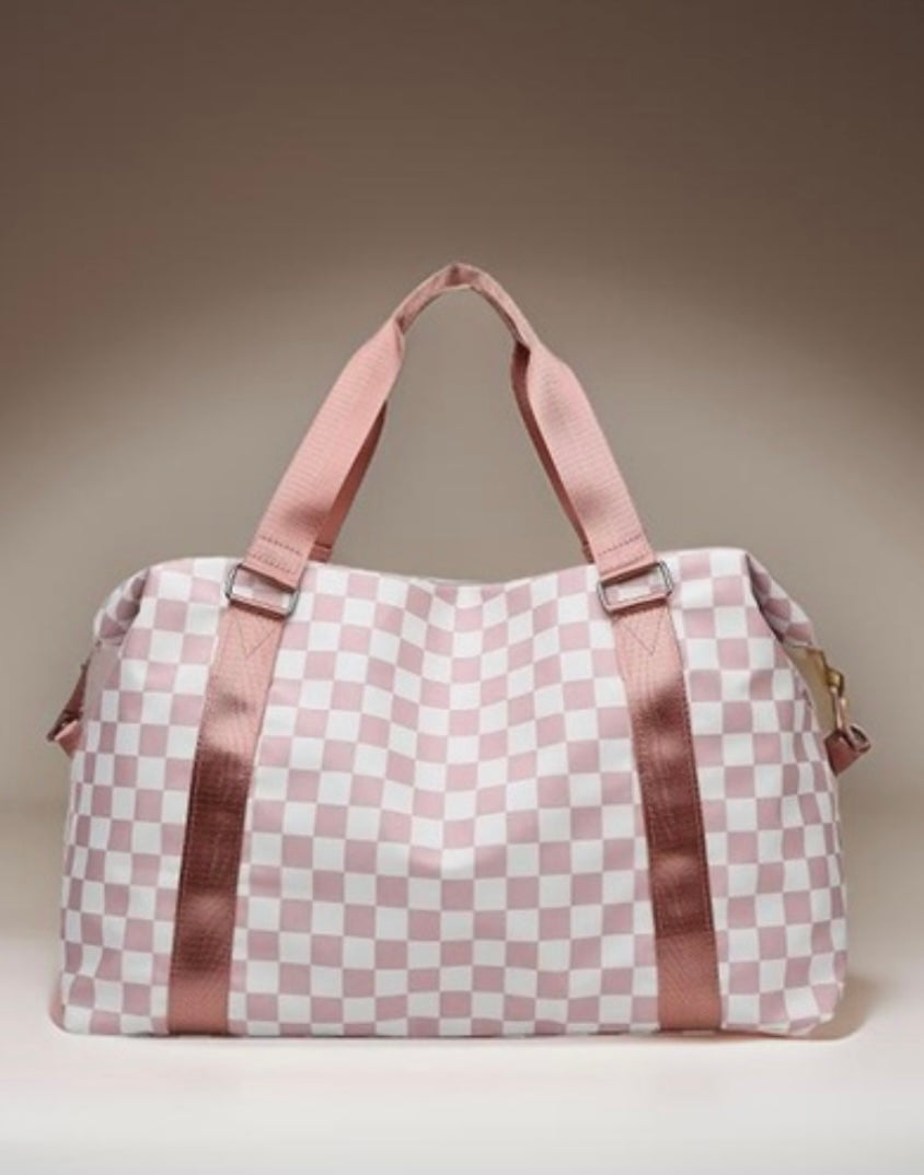 Checkered Duffle Bags