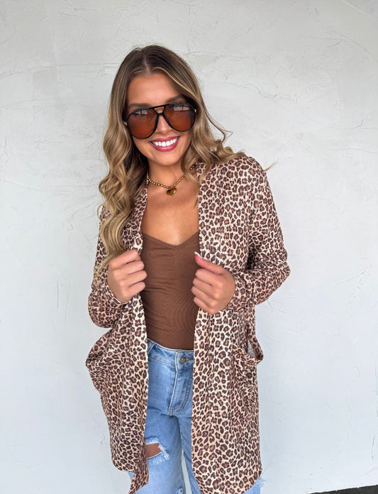Cheetah Lola Cardigan