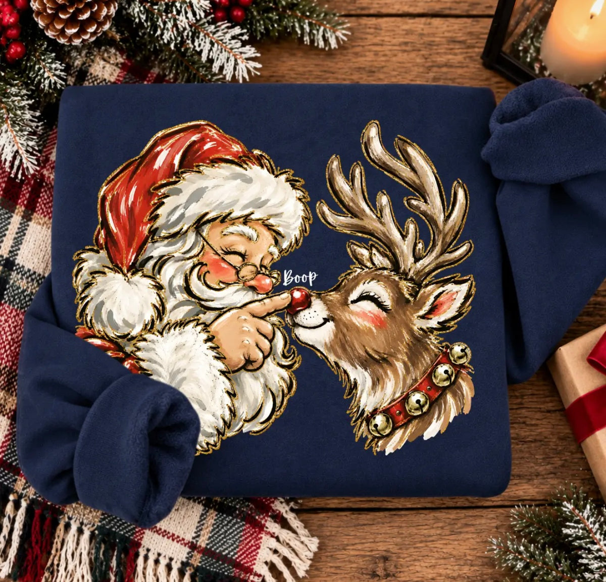 Santa Boop Tees & Sweatshirts - Adult & Kids