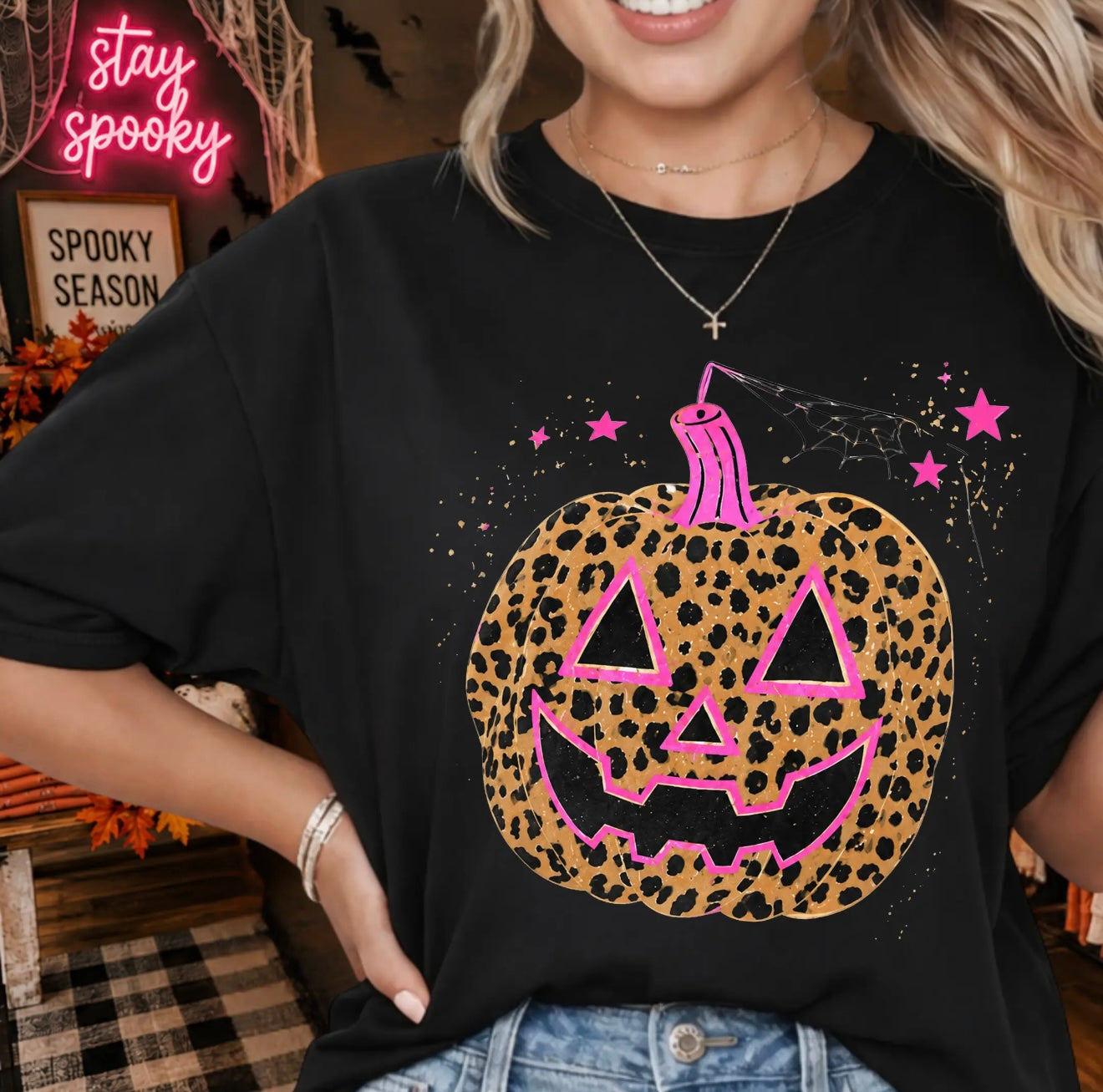 Leopard Halloween Tees