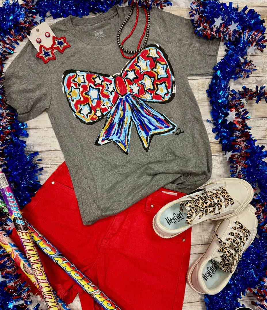Patriotic Bow Tee