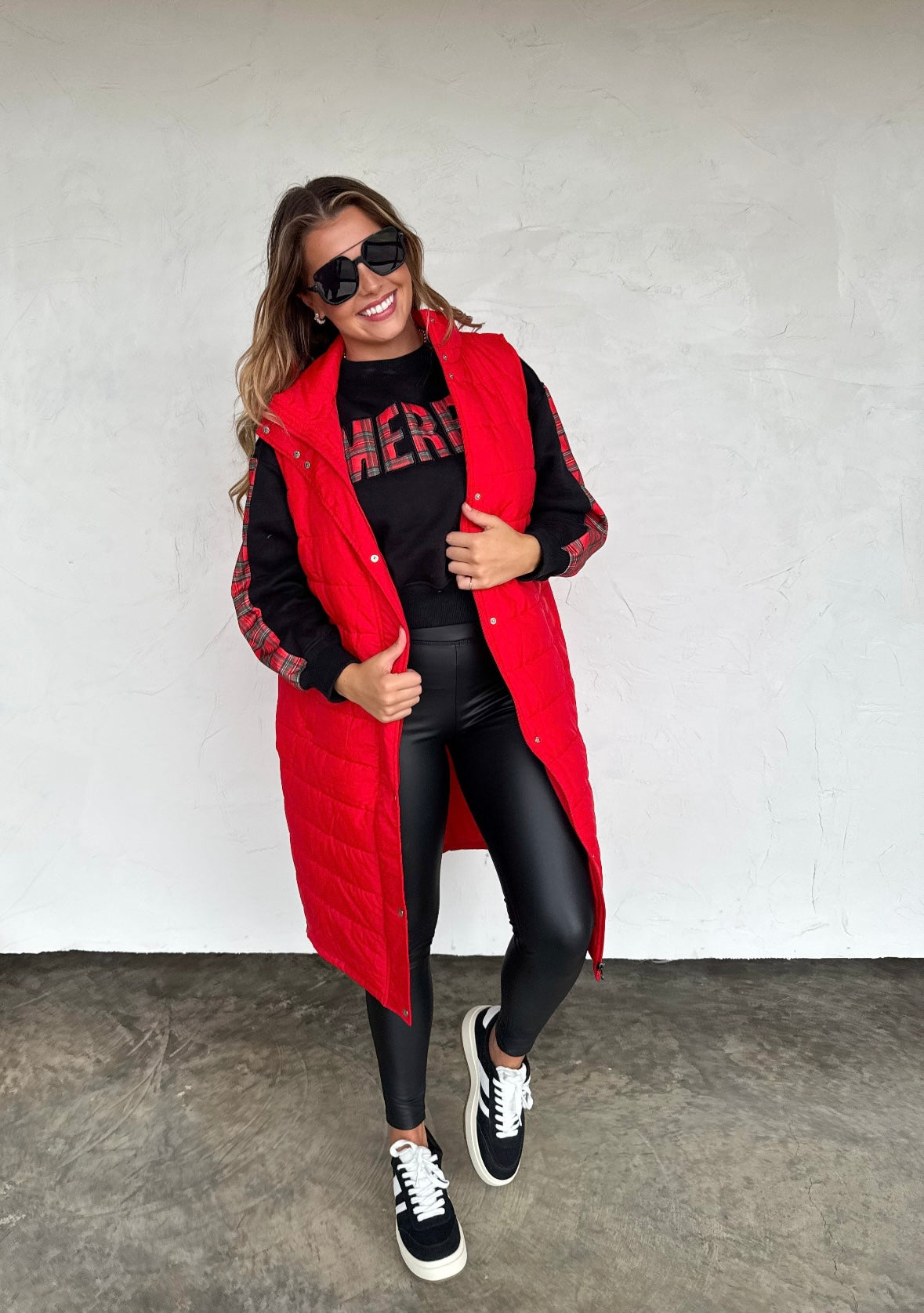 Plaid Merry Pant Set