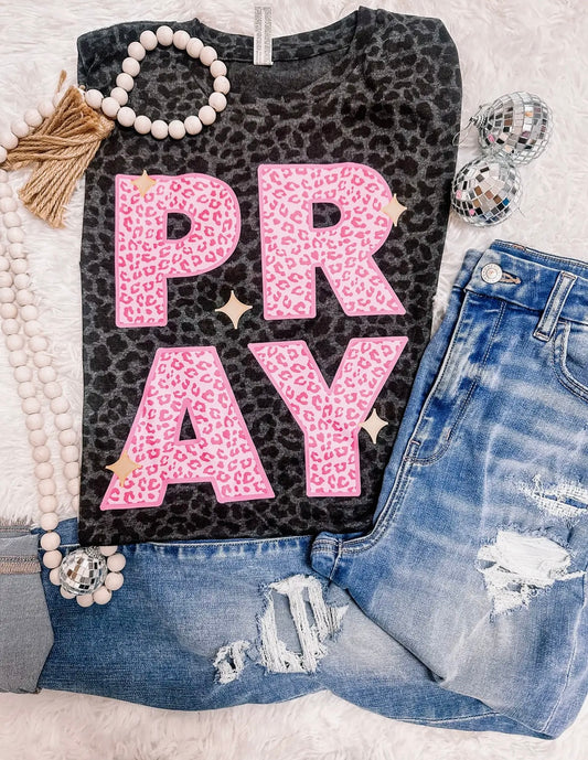Leopard Pray Tee