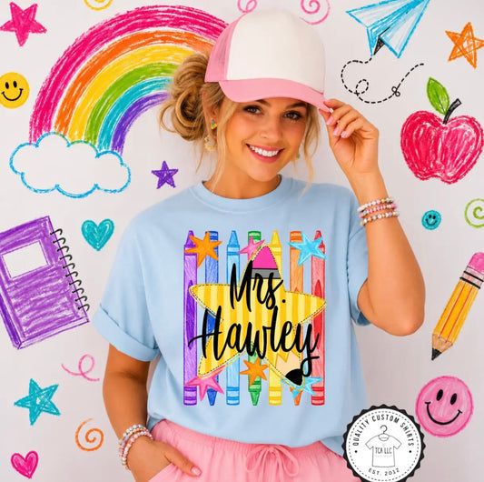 Custom Back to School Tees Preorder