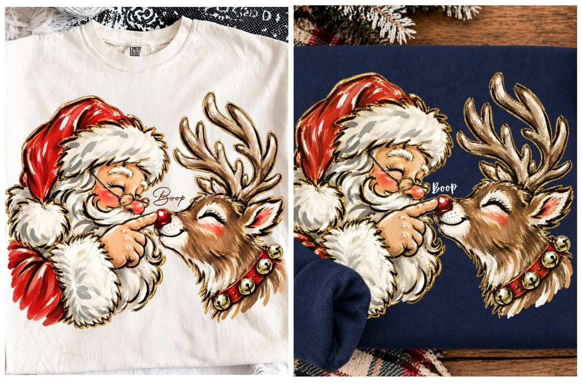Santa Boop Tees & Sweatshirts - Adult & Kids
